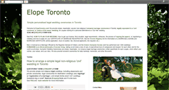 Desktop Screenshot of elopetoronto.com
